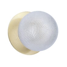 Lassie Diamond Cut Glass Cool White LED Outdoor Wall Light